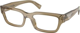 Prada PR C02VF Asian Fit 22H1O1 Mens Sunglasses Brown Size 55