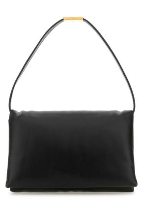 Marni Black Leather Shoulder Bag