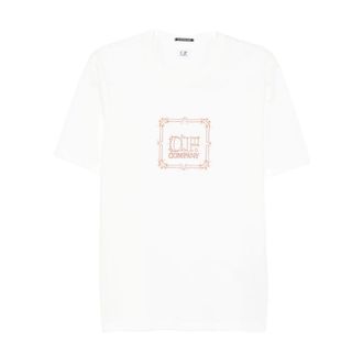 C.P. Company C.p. Company, Heren, Tops, Wit, Maat: XL Katoen