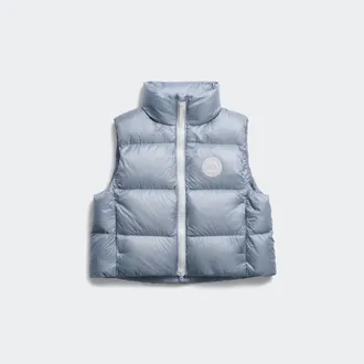 Canada Goose Cypress Puffer Vest White Disc (Women, Light Ozone Blue, M)