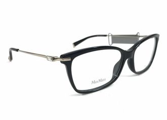 Max Mara Womens Mm1270 Eyeglasses In Black/silver