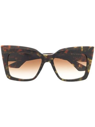 Dita Eyewear Occhiali da sole squadrati oversize - Marrone
