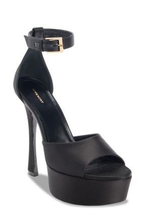 Givenchy 4G Liquid Logo Platform Sandal in Black at Nordstrom, Size 9Us