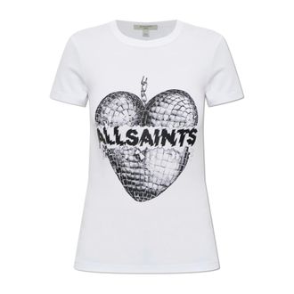 AllSaints Dames, Tops, Wit, Maat: S Katoen