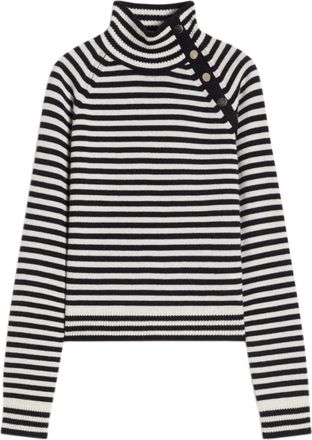 Max Mara Trui met opstaande kraag van kasjmier - Dames - Cashmere truien - Veelkleurig - XS - Kasjmier - Truien & Vesten