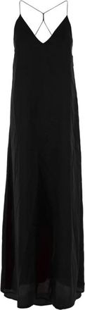 The Nina Studio Athena Dress - Dames - Maxi kleedjes - Zwart - XS - Polyester - Kleedjes