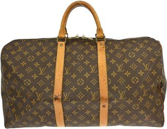 Louis Vuitton Pre-owned Weekend Bags, female, Brown, Size: ONE SIZE Pre-owned Keepall Travel Bag
