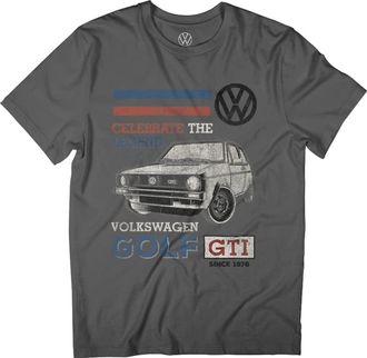 Volkswagen Mens GTI Legend T-Shirt, Charcoal, XL