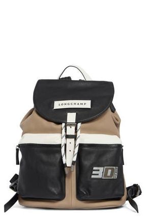 Longchamp 3D Colorblock Backpack in Brown at Nordstrom Rack