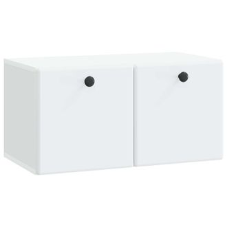 vidaXL Mueble De Tv De Pared 59,5 X 31 X 30 Cm Blanco Vidaxl