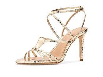 Vince Camuto Arlein Strappy High Heel Sandals Womens Sandals Gold : 5.5 M