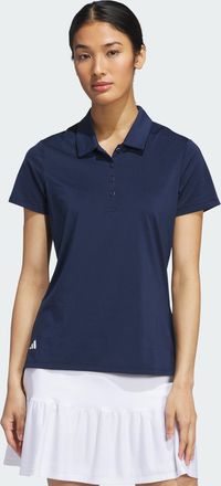 adidas Womens adidas Ultimate365 Solid Short Sleeve Polo Shirt