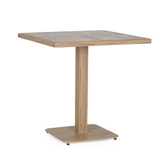 Konte Design Mesa de jard&iacute;n con tablero de porcelana decorada