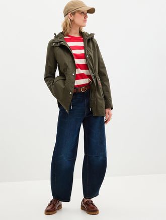 Hunter Womens Adela adjustable waist raincoat