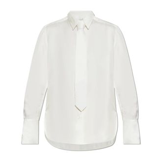 Paul Smith Shirts, female, White, XS, Shirt with Attached Tie