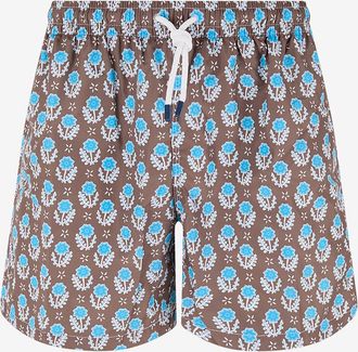 Fedeli Geblümte Badeshorts Madeira
