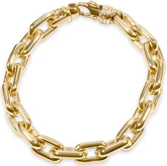 Pompeii3 Mens Link 14k Gold (88gram) or Platinum (144gram) 10mm Bracelet 9.25
