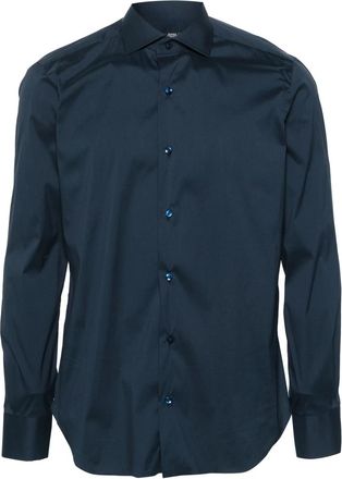 Barba Spread-collar Shirt
