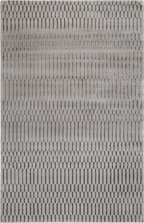 Esprit Alfombra plana de patrón y relieve en tonos de gris 160x225