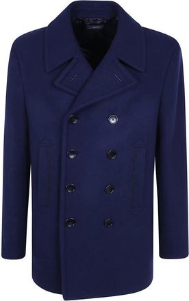 Tom Ford Double-Breasted Coats - Heren - Mantel - Blauw - M - Jassen