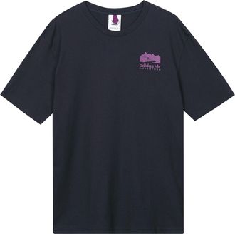adidas originals Flmount Tee Printing Sports Short Sleeve Blue H13912