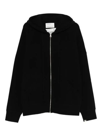 Extreme Cashmere Donnie zip-up hoodie - unisex - Cashmere/Nylon/Spandex/Elastane - One Size - Black