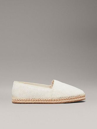 Calvin Klein Jacquard Espadrilles Met Logo