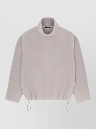 Maison Margiela high collar long sleeve knit top