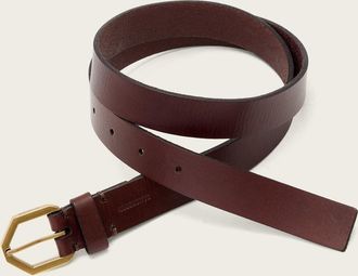 AllSaints Leather Amara Leather Waist Belt, Size: XS