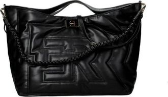 Ermanno Scervino Rachele Quilted Maxi Shopper - Dames - Handtassen - Zwart - ONE Size - Leer - Tassen