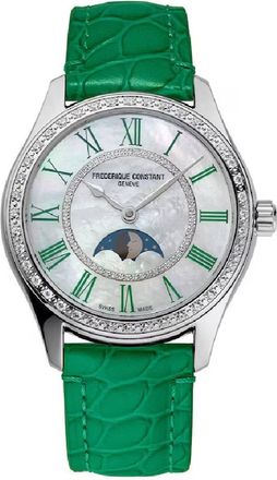 Frederique Constant Classics Elegance Luna Automatic Diamond Watch FC-331MPWGRD3BD6