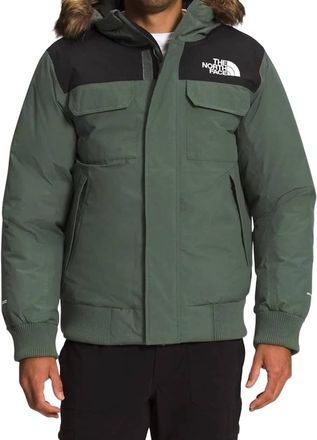 The North Face Mcmurdo Bomber Jacket In Thyme/black