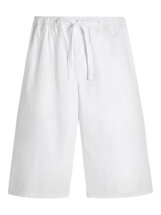 Dolce & Gabbana logo-patch shorts - White