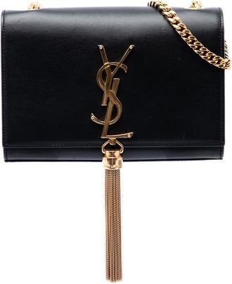 Saint Laurent Pre-owned Saint Laurent Small Smooth Calfskin Monogram Kate Tassel Crossbody Ladies SZZ3SQGDF88KFQO3