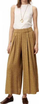 Sessun Isla Minima Wide Elastic Pants In Pampa