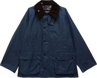 Barbour Giacca Bedale con colletto a coste - Blu