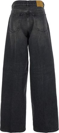 Haikure Wide-Leg Cotton Jeans - Gray