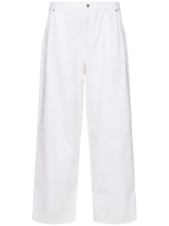 パンツ MOSCHINO COUTURE Woman Pants White 03305428 1001 Moschino Couture Outlet: pants in stretch cotton - Black