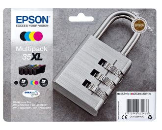 Epson Padlock C13t35964020 Cartucho De Tinta 1 Pieza(s) Original Alto Rendimiento (xl) Negro, Cian, Magenta, Amarillo