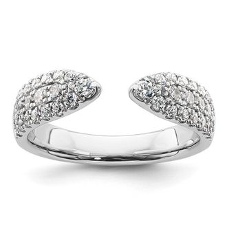 Diamond2Deal 14k Gold Lab Grown Diamond Wedding Band Ring 3/4Ct Clarity- VS Color- D-E