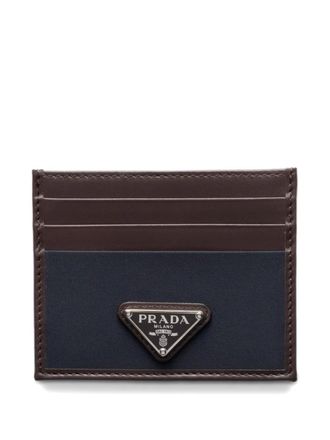 Prada peedrock Re-Nylon card holder - Bruin