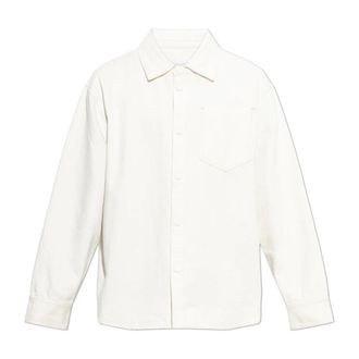 Ami Heren, Overhemden, Wit, Maat: XL Denim