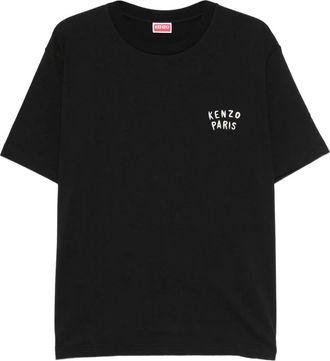 Kenzo Boke Heart Oversized T-Shirt - Heren - T-shirts - Zwart - L - Katoen - Tops