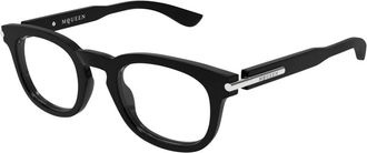 Alexander McQueen Stijlvolle Bril in Zwart Am 0498O - Heren - Brillen - Zwart - 48 MM - Accessoires