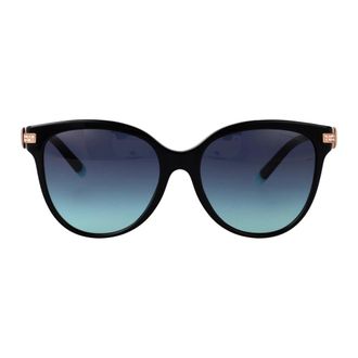 Tiffany & Co. Stijlvolle zonnebril met model 0Tf 4193B - Dames - Zonnebrillen - Zwart - 55 MM - Accessoires