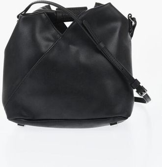 Maison Margiela MM6 Shoulder Bag in Solid Color with Logo Handle size Unica