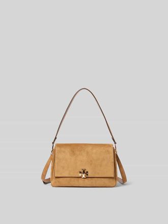 Tory Burch Tory Burch Shoulder Bag in Suede-Optik in Mittelbraun, Gr&ouml;&szlig;e 1