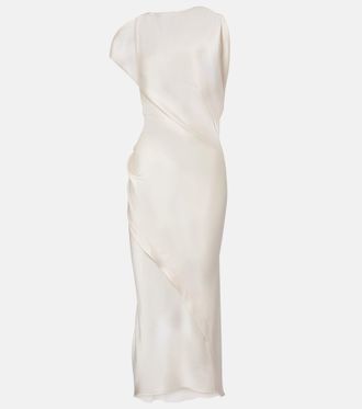 Victoria Beckham Kyra draped midi dress