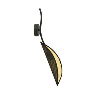 Wonderlamp Aplique De Pared Flik Negro