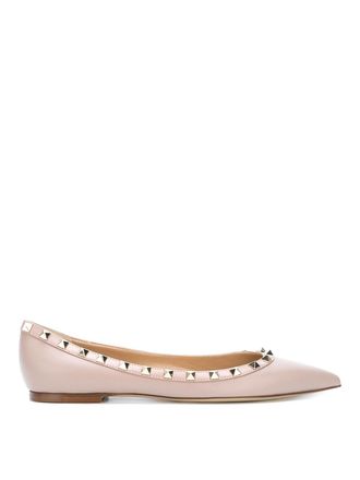 Valentino Garavani Rockstud Leather Ballets